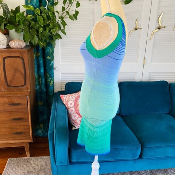 Urban Outfitters | UO Jax One Shoulder Mini Dress Ribbed Sweater Knit New Medium - Picture 11 of 16